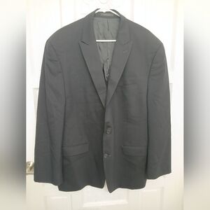 Calvin Klein Dark Gray Formal Suit Timeless Elegance